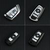 For BMW X3 X5 E46 E90 E60 F10 F30 E39 E36 F20 E87 E92 4Pcs 11/14MM Car Key Shell Sticker 3D Aluminum Auto Key Remote Fob Decals TRE8