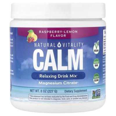 Calm®, Miscela per Bevanda Rilassante, Lampone-Limone, 226G (8os)