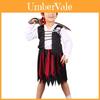 Costume da Pirata di Qualità Premium per Bambini Perfetto per Feste di Halloween e Cosplay