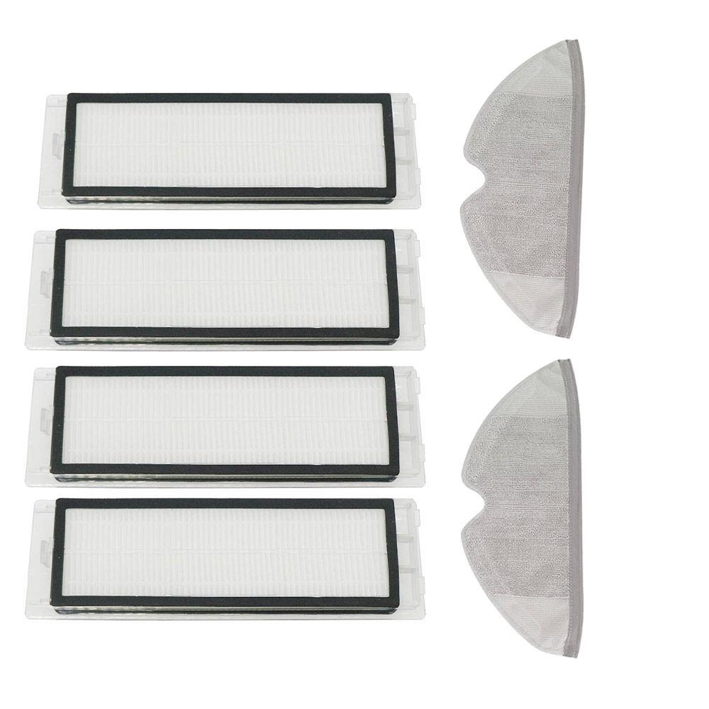All Accessories for Xiaomi Roborock S5 S6 Max Pure S60 S65 E25 E4 Robot Vacuum Cleaners (central Side Brush Hepa Filter Mop)