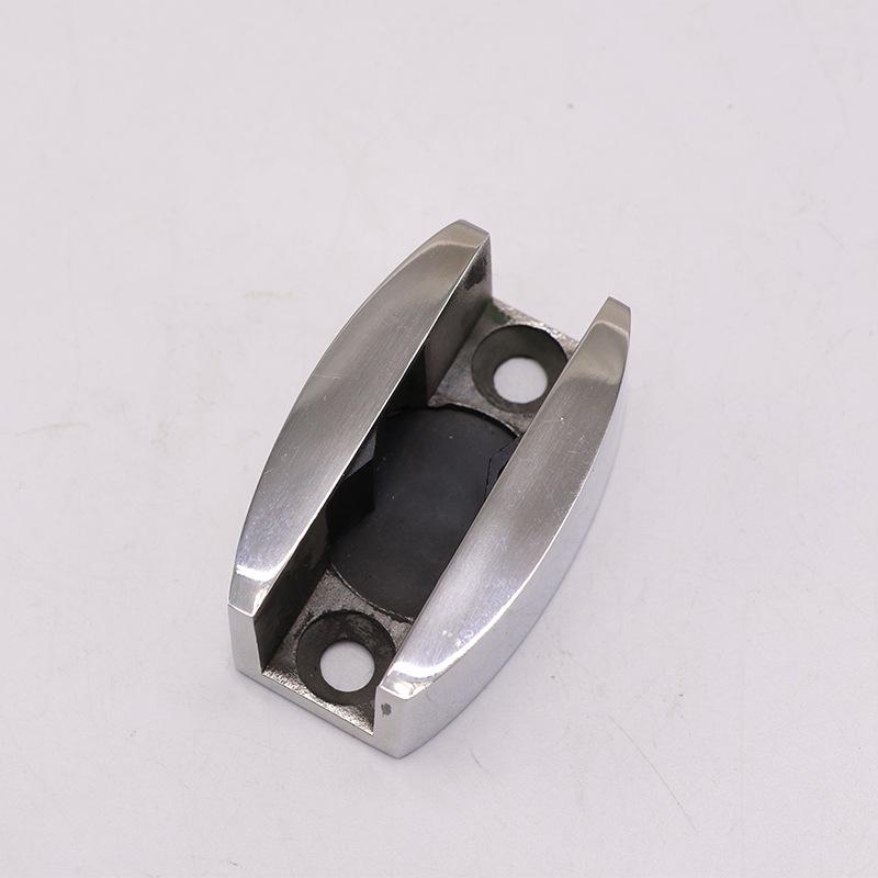 304 Stainless Steel Glass Sliding Door Stopper for Shower Rooms