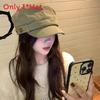 Retro Flat Top Beret For Ladies With Adjustable Fit And Sun Protection In Polyester Fabric For Autumn Wear