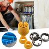 PVC Thread Maker Tool for Electric Drill - Plastic Pipe Tap Die Set with 3 Dies,1/2", 3/4", 1", Electric Drill Water Pipe Threader Plumbing Tool for