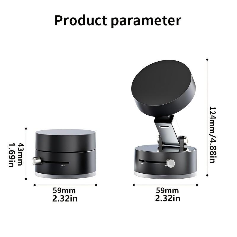 Magnetic Phone Holder Car Mount Stand Universal Mobile Support 360° Rotation