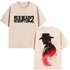 The Great Wilderness Redemption 2 Printed Product Tshirt 2025 Summer Printed Pure Cotton Fashionable Casual Tshirt