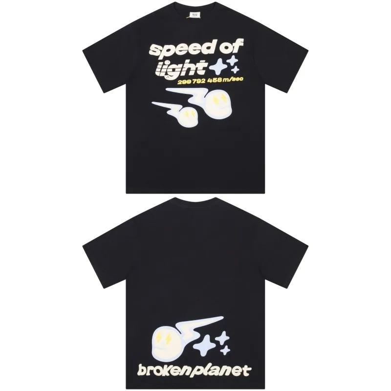 2025 Personalized Trendy Youth Fashion 100% Cotton Printed T-shirt Four Seasons Trendy Brand Male and Female Hot Products