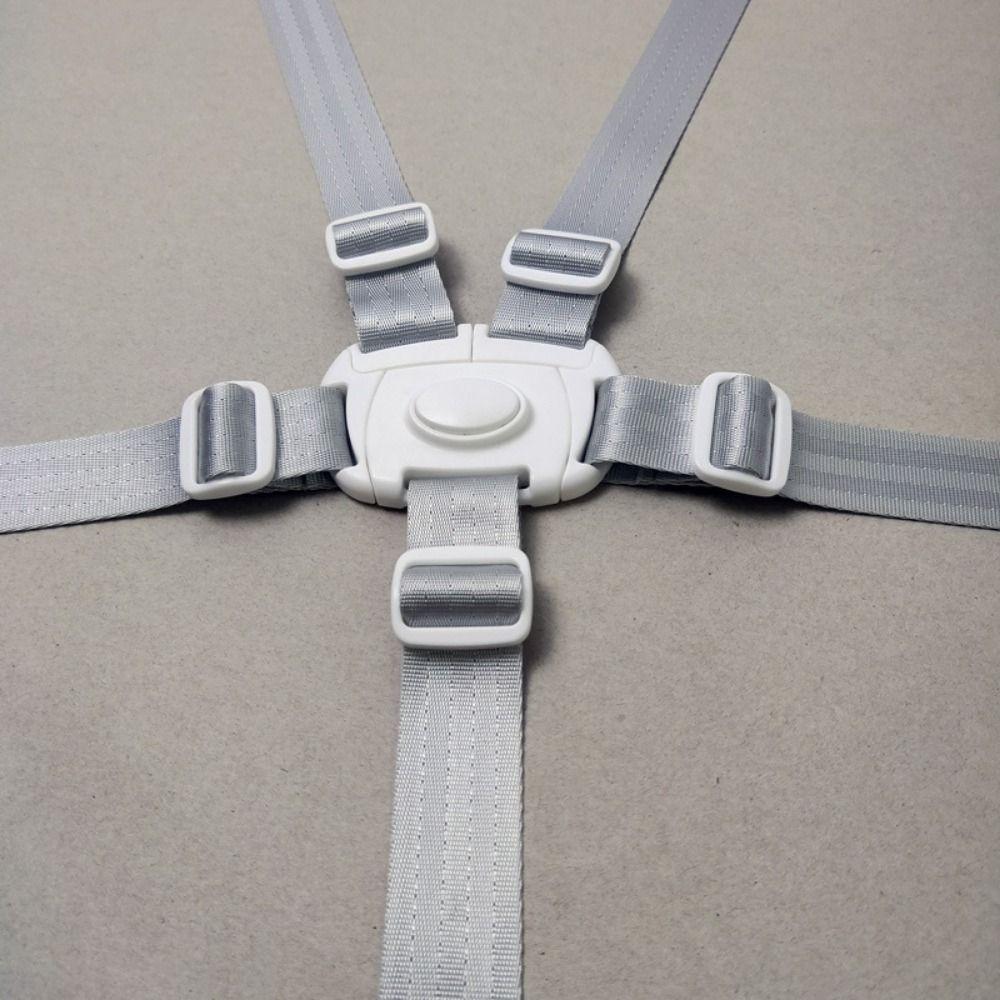 Sturdy High Chair Straps 5 Point Baby Highchair Safety Band Baby Feeding Chair Belt Lunch Seat