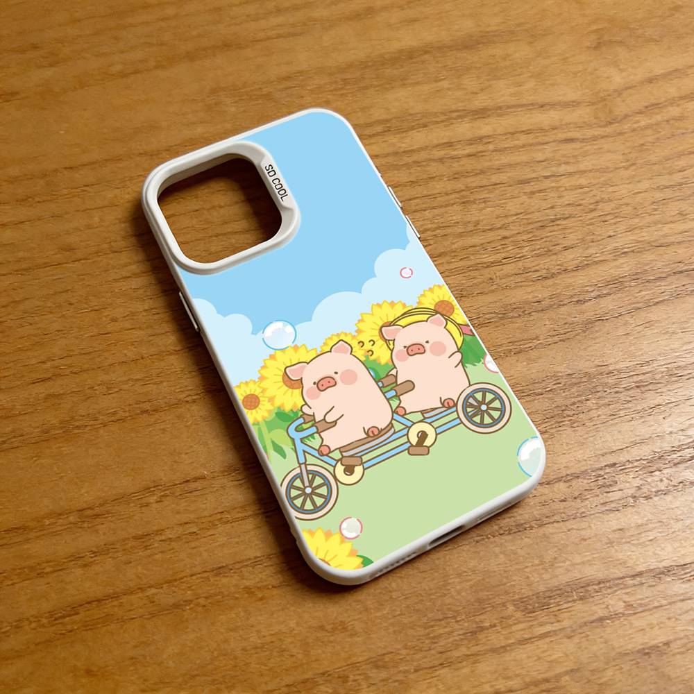 Cute Pig Daily Phone Case for iPhone 17 16 15 14 13 12 11 Pro Plus Max Air Mini X XS TPU Bumper