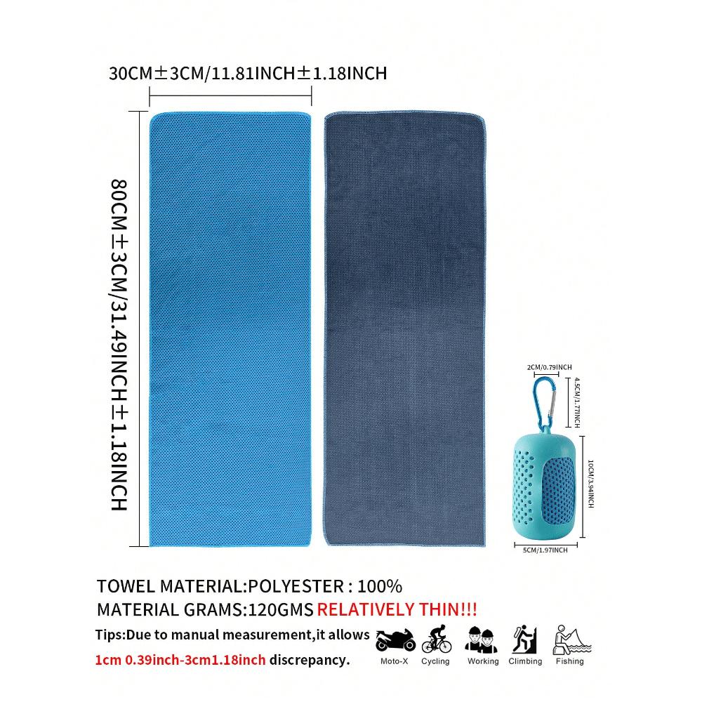 Cooling Sports Towel, Sweat Absorbent & Quick Dry, Suitable For Outdoor Activities In Summer