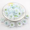 10 Pcs Artificial Cherry Blossom Flower Heads Mini Fake Silk Cherry Blossom Flower for Crafts Bridal Hair Clips Headbands Dress DIY Accessories