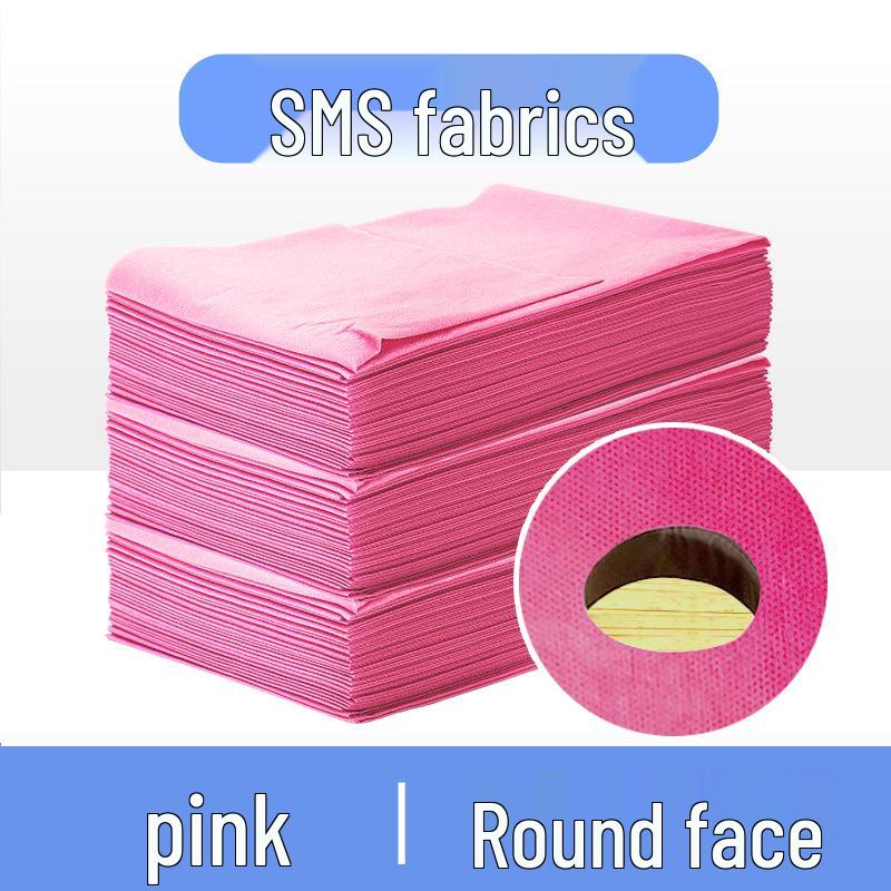 Thickened Non-Woven Disposable Bed Sheets with Hole for Travel and Salons
