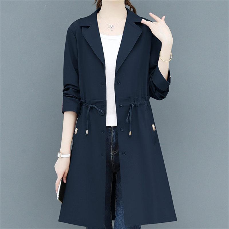 

Ветровка женская тонкая универсальная куртка осень-весна куртка с капюшоном женское пальто на молнии однотонные топы на подкладке M