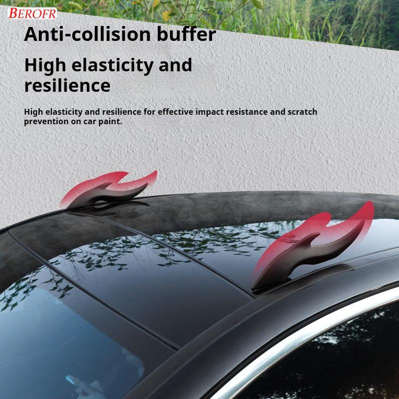 Dragon Horn 3D Stereo Car Sticker Car Roof Decoration Dragon Horn Sticker For Renault Kadjar Scenic Megane Sandero Espace Clio