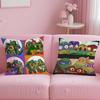 Cartoon Teenage Mutant Ninja Turtles Cushion Cover Soft & Easy-Wash Pillow Case – Versatile for Couch, Bed, Travel and Office