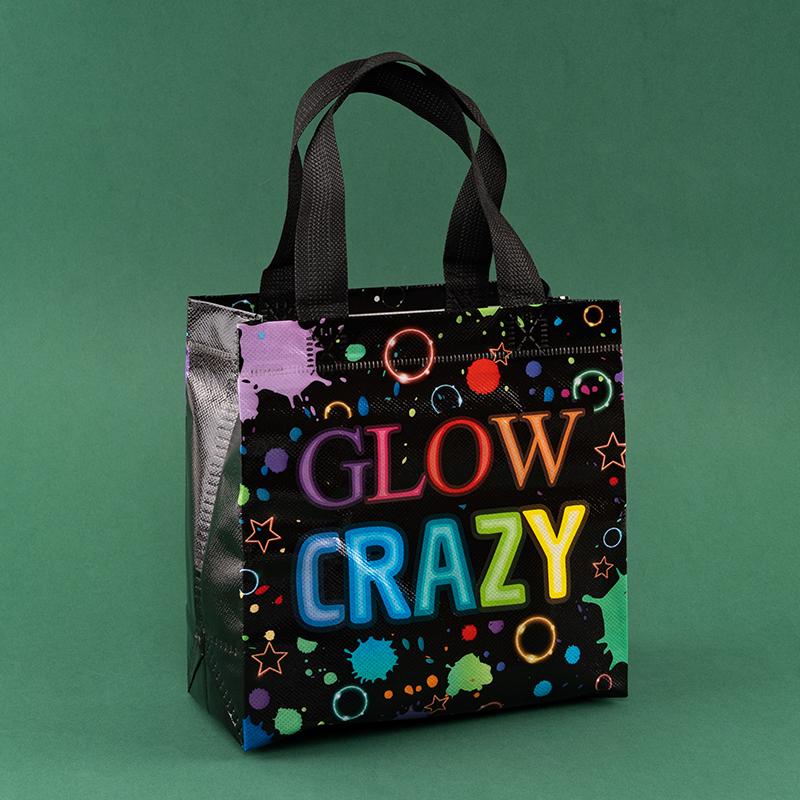 12/30pcs Waterproof Black Non-woven Fabric Bags Packaging Clothes Snack Candy Toy For Baby Shower Kids Party Weeding Decoration