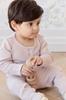 Jamie Kay OCM Ribbed Long Sleeve Bodysuit in Violet Tint Baby Size Size 80 (JBCO259015), LPNK,