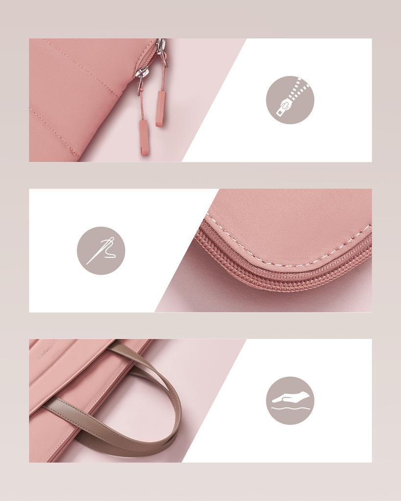 Innostyle Damen 14" Wasserdichte Carrylite Slim Laptoptasche Pink