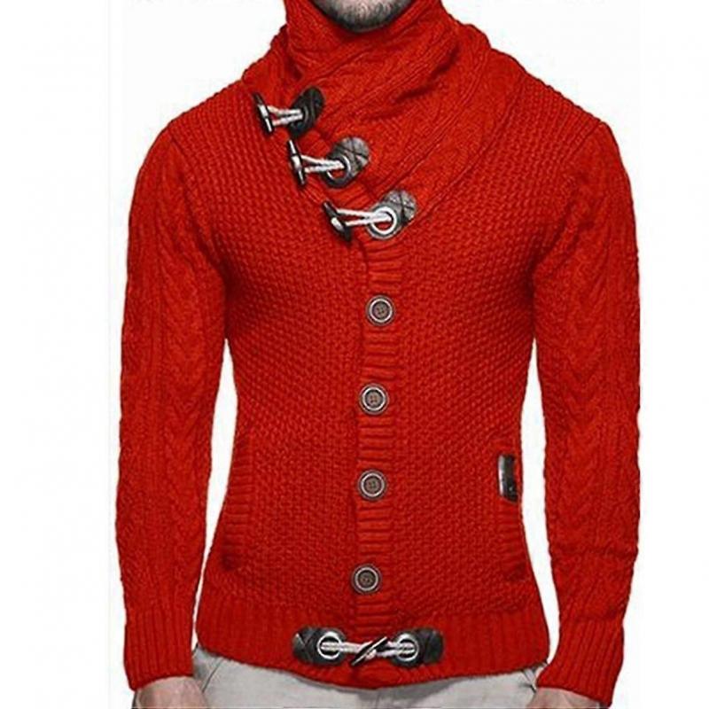 Sweter Płaszcz Jesień Zima Swetry Rozpinane Płaszcze Męskie