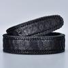 Python Leather Belt Men Without Button Head Phnom Penh High-End Men'S Business Belt Body
