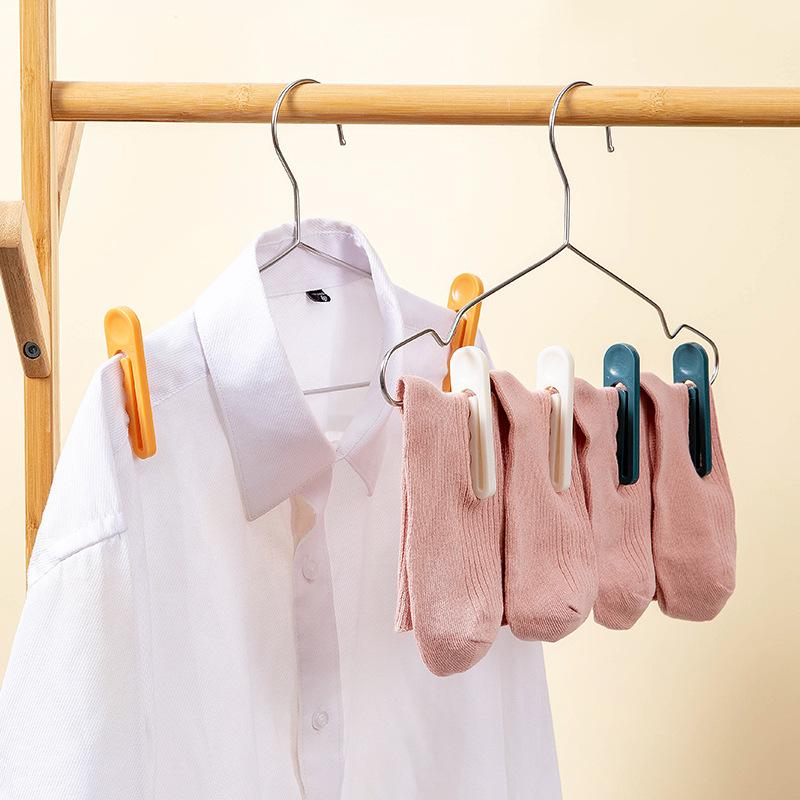 10pcs Windproof Multi-Purpose Drying Clips-Durable Plastic Clothespins for Hanging Face Towels,Socks&Laundry-Space-Saving Design