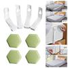 4Pcs Bed Sheet Grippers High Hardness Convenient Plastic Non-slip Bed Sheet Holders Quilt Fastener Clips for Home