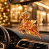 Galloping Goat Goat Hanging Ornament Shining Animal Hanging Decoration  Christmas Tree Ornament