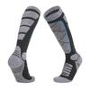 Men's Knee-High Combed Cotton Ski Socks with Thick Terry Bottom for Outdoor Sports - Warm for Autumn and Winter.