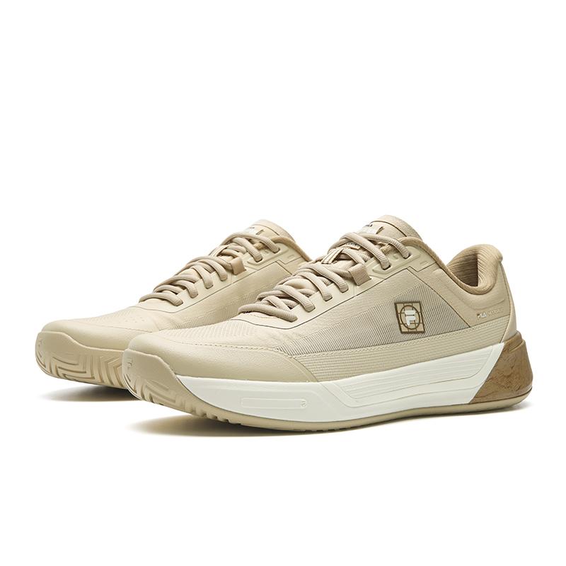 Fila Cushioning Abrasion Resistant Breathable Coverage Lightweight Low Top Tennis Shoes Men's Wheat Brown A12M621503FAB