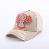 Pentagram Skull Mesh American Locomotive Cap Truck Driver Hat Breathable Baseball Cap