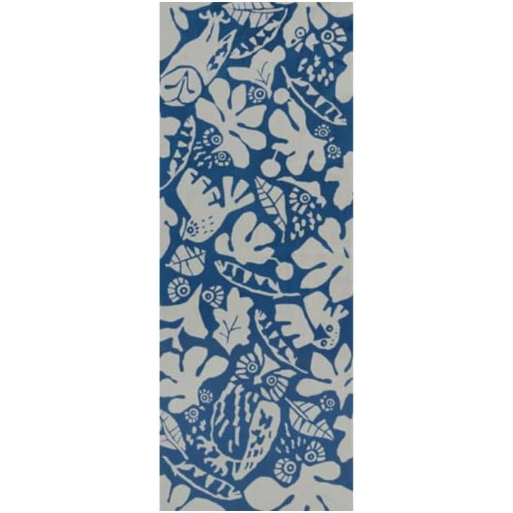 Todaya Shoten Tenugui Hand Towel - Fukuro (Owl) Pattern, 1525, Dyed Cotton 100%, Made in Japan