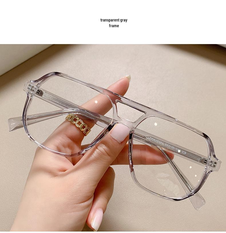 Ultralight TR90 Anti-Blue Light Large Eyeglass Frames for Prescription Glasses