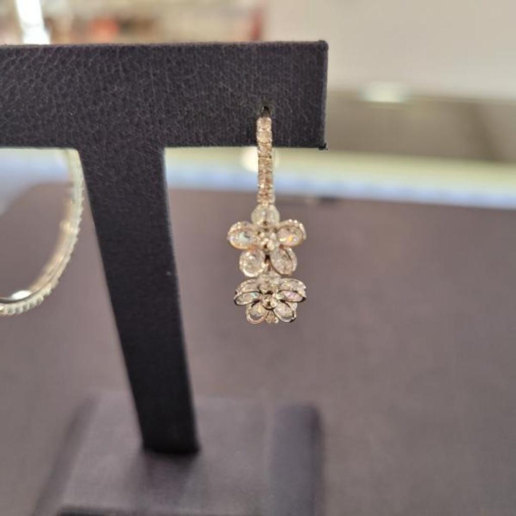 ARTRIA Flower Point Cubic Ring E Earrings CHAERET0001WHF