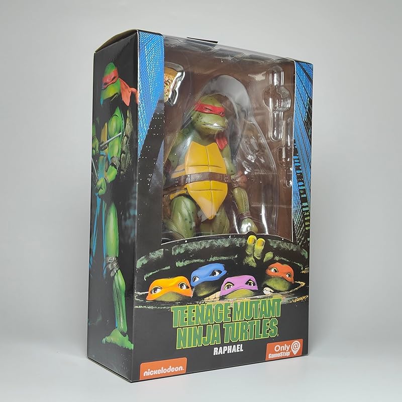 KNOWPLYER Ninja Turtle Figure Series : 7  TMNT Raphael Action Figure, Decorations Collectible Gift (Red) Raphael