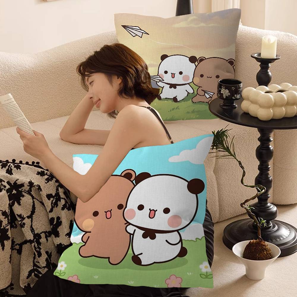Anime Cute Dudu Bubu Pillow Cushion Cover Pillowcase Living Room Sofa Home Decor