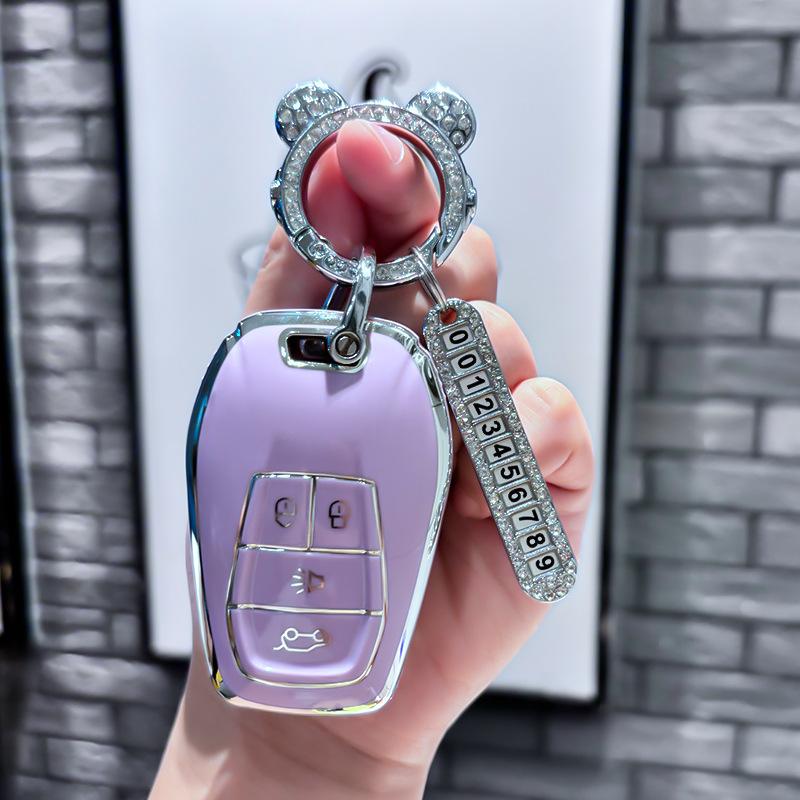 Tpu Car Remote Key Case Cover Protect Shell Fob For Southeast Soueast Dx3 Dx7 Braun Lingzhi V5 Lingshi V6 Lingyue V3 Accessories