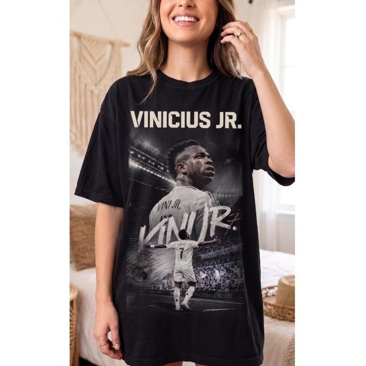 Hot Sale Vinícius Júnior T-shirt _retro Shirt_ Vintage Shirt Gothic Cotton Oversized T-shirts Lightweight Breathable and Comfortable Clothes 4XL