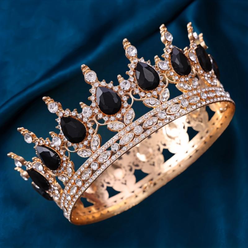 Tiaras y Coronas de Cristal Barroco Diadema con Pedrería Corona de Baile Diadema Corona Accesorios para el Cabello de Novia Boda Joyería Corona Tiara Regalo