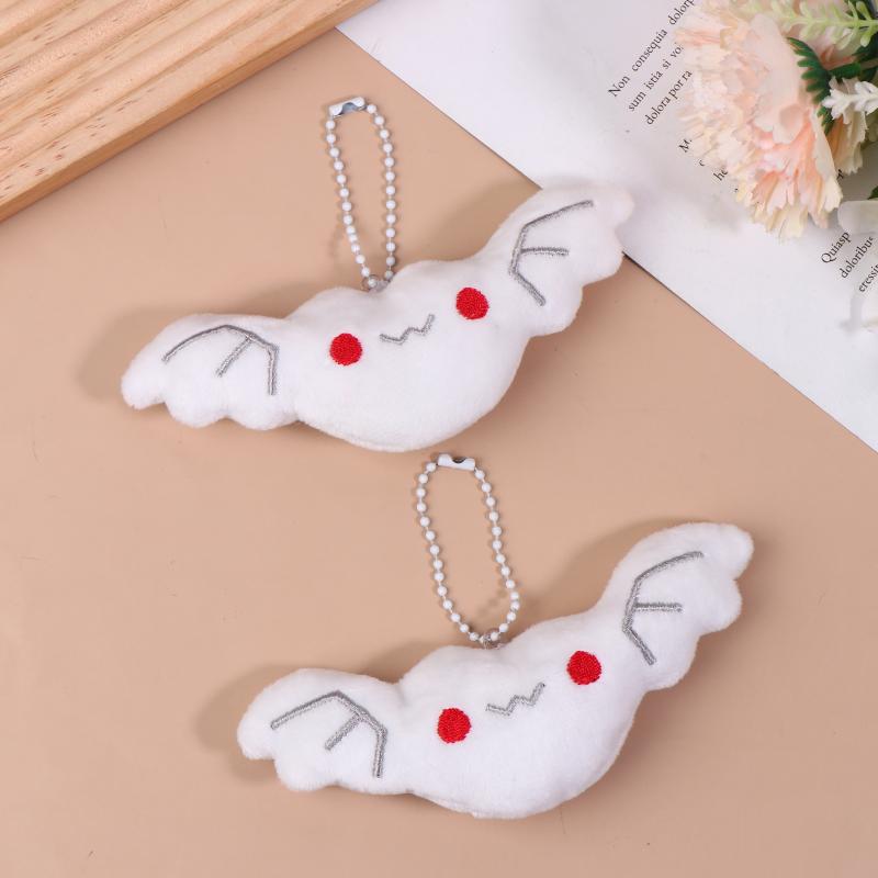 2 Stück Niedliche Stoffplüsch Fledermaus Schlüsselanhänger Halloween Mini Plüschpuppe Taschenanhänger Mehrfarbig Schlüsselzubehör Geschenk