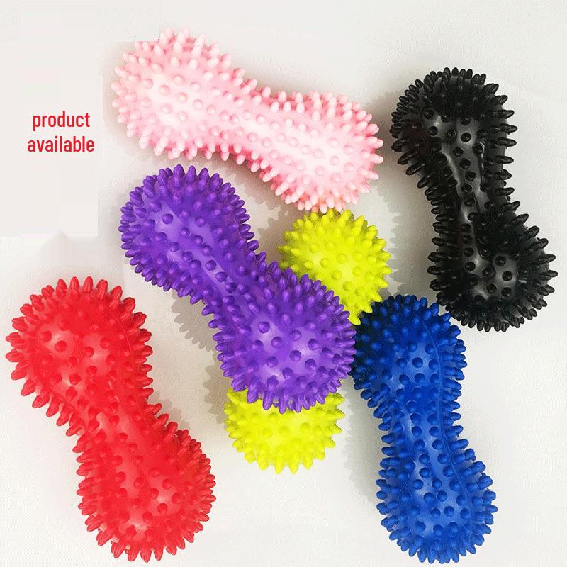 PVC Spiky Peanut Massage Ball for Acupressure, Yoga, and Fitness