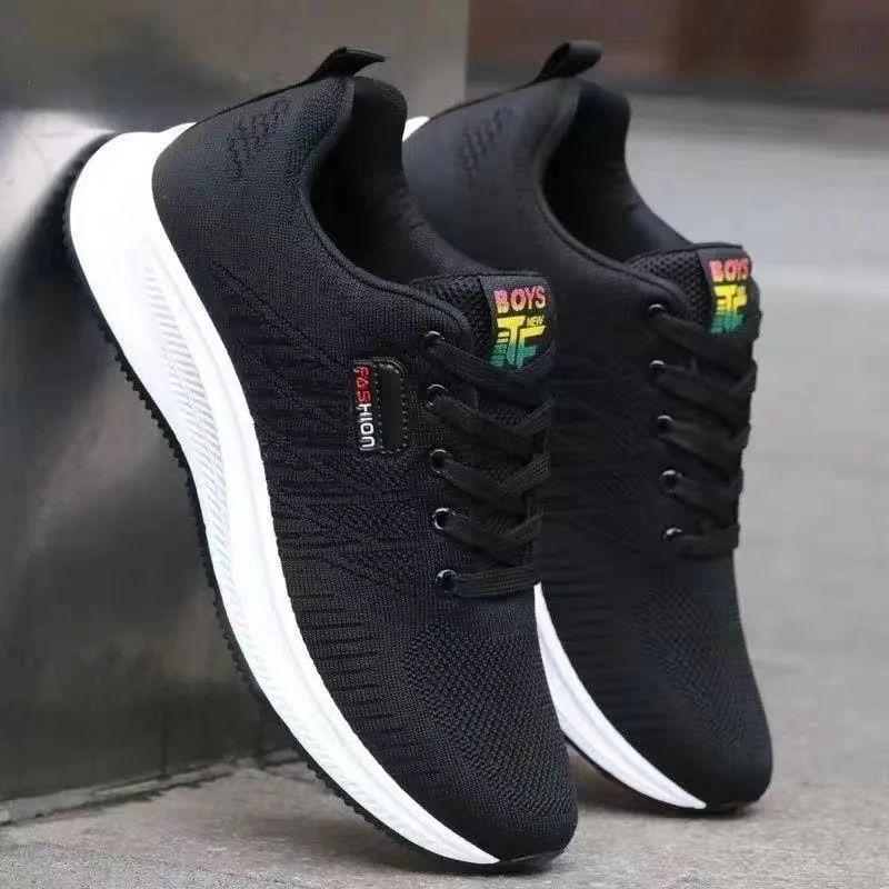 

Мужская обувь Тонкая дышащая сетчатая обувь Мужская спортивная обувь Легкая студенческая беговая и повседневная обувь для мужчин 43