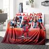 Haaland (68) Personalized Name Blanket Multi-purpose Personalized Blanket Warmthful Decor Throw For Living Room Nap Chair Picnics All-Season Use