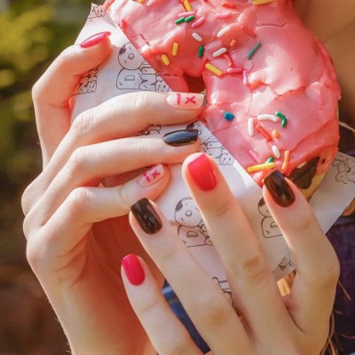 

MUZMAK Reusable Nail Tips Hot Painting (Regular Square)
