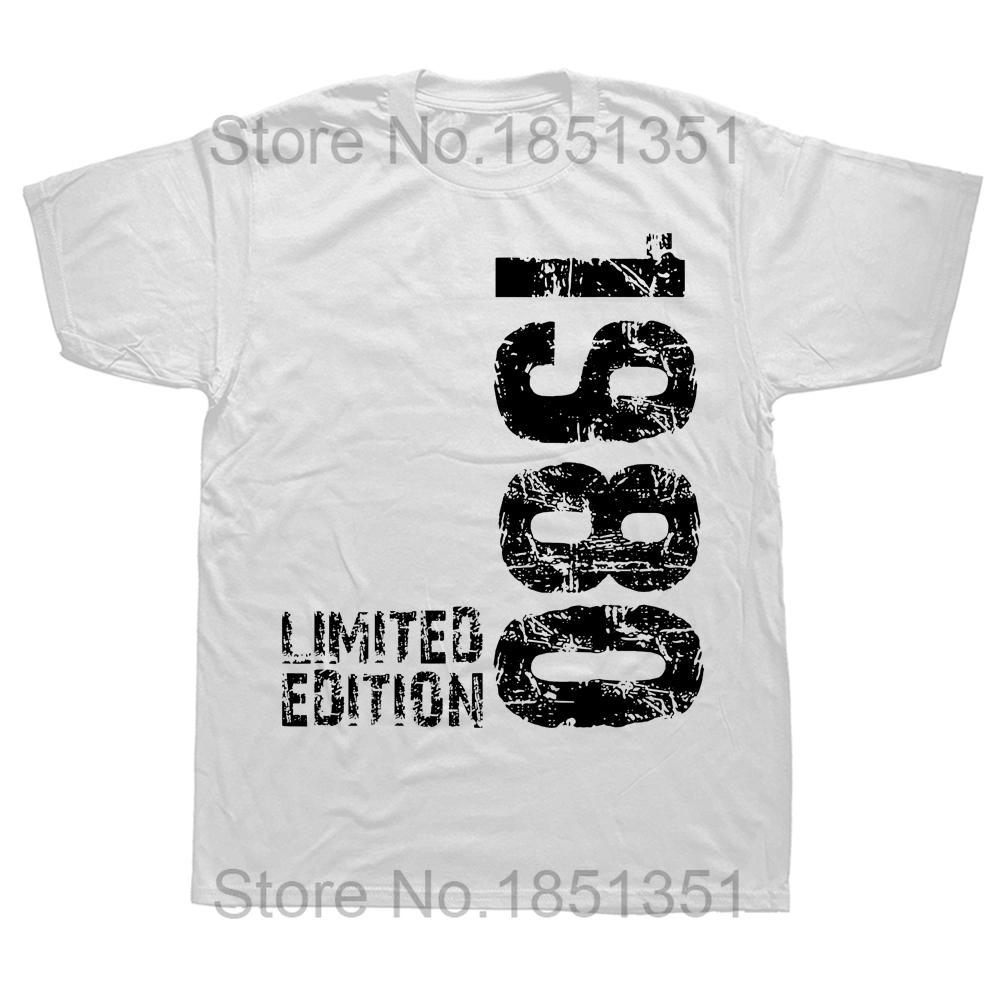 Funny 1980 Present Husband and Wife T Shirts Cotton Streetwear Short Sleeve Birthday Gifts Summer Style Tshirt Mens Clothing