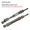 For Traxxas 1/10 Slash 4x4 SLA017 SLA018 Metal Front and Rear Drive Transmission Shaft