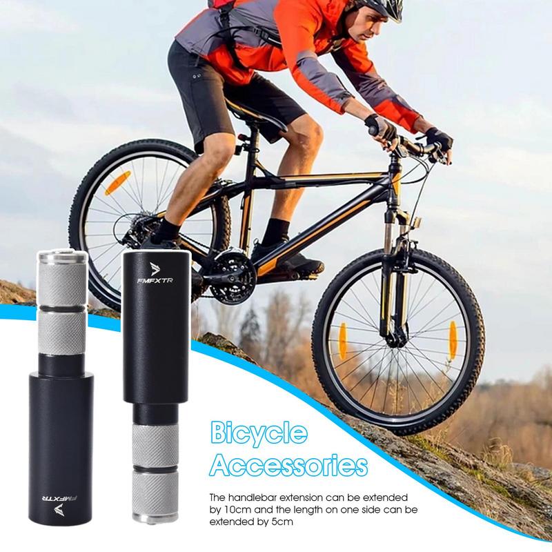 Bicycle Handlebar Extender Bicycle Aluminum Alloy Handlebar Extender Lightweight 10cm Extendable Handlebar Accessories for Road