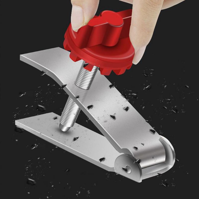 Wall Tiles Leveling Tool 1-5.5cm Stainless Steel Tiles Locator Reusable Leveler Adjuster Multi-Function Lifter Tool For