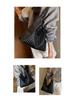 Women's Retro Woven Underarm Crossbody Tote - Solid Color Versatile Handbag