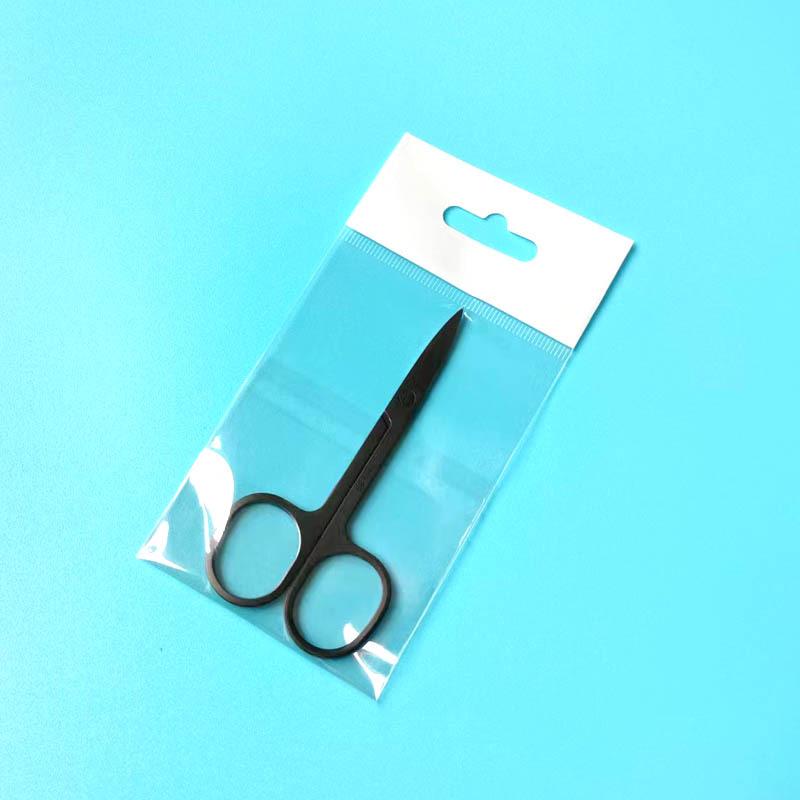 

В наличии Черные Электрофоретические Ножницы для Волос в Носу из Нержавеющей Стали с Круглой Головкой - Ручной Триммер Инструмент для Красоты