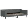 VidaXL Daybed with Mattress Dark Grey 90x200 Cm Fabric 3197409