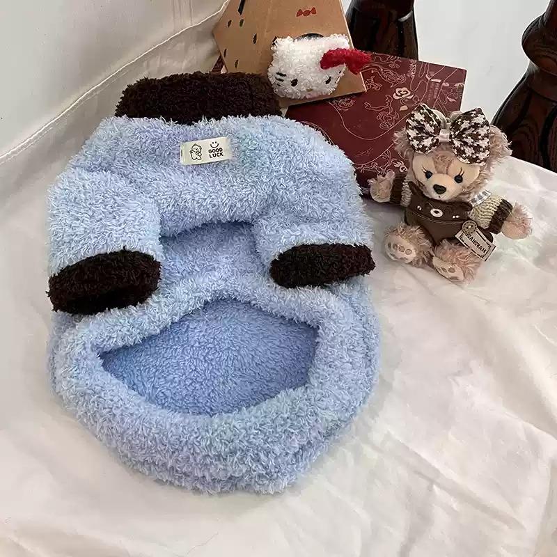 Мягкая Теплая Одежда для Собак Худи Зимняя Кошка Собака Питомцы Одежда Щенок Йоркширский Померанский Мальтийский Бишон Пудель Шнауцер Корги Одежда S кофейный